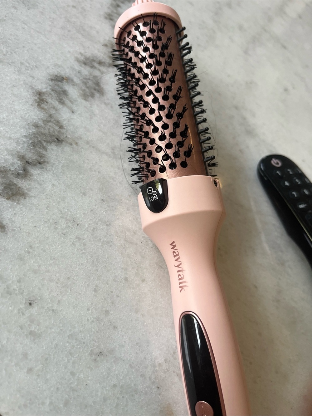 Wavytalk Pink lonic Curling Brush 1.25in Ceramic Digital Display 410°F. - Picture 6 of 8